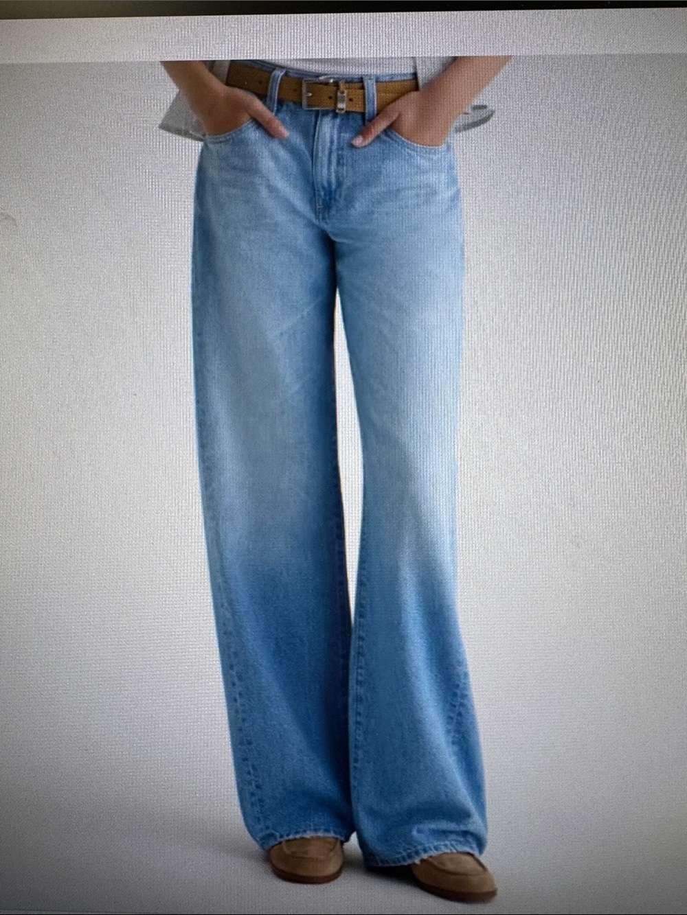 AG Adria Twisted Leg Jeans in Lake Arrowhead